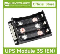 Module d'alimentation sans interruption Waveshare, prend en charge la charge et la puissance de la sortie en même temps, 3S et 5V 5A pour Raspberry Pi 5/4B Prise électrique britannique