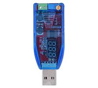 Module d'alimentation USB réglable, convertisseur Boost 5V à 3.3V 9V 12V 24V avec potentiomètre pour Chargeur de téléphone Portable, Bleu Transparent