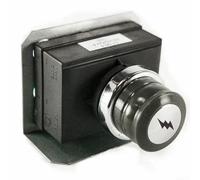 Module d'allumage pour barbecue à gaz, allumage électronique de rechange pour Weber Series, 4 étincelles avec anneau de verrouillage à bouton-poussoir et bouclier thermique, plastique noir, 3,75 x