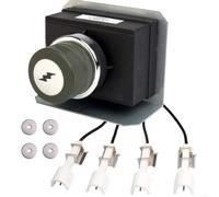 Module d'allumage pulsé pour barbecue Napoleon E330, série 330, CEP330 avec panneau de commande avant, appareil d'allumage de rechange en ABS robuste avec électrodes et bornes de raccordement, noir