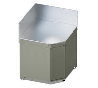 Module d'angle 80 - Vert Sauge - Cuisine d'extérieur ENO