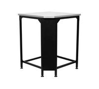 Module d'angle cuisine extérieure avec plan de travail en inox