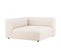 Canape droit en.casa 3 places en lin beige 135 x 135 x 70 cm