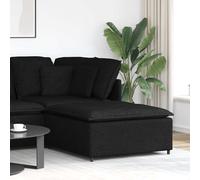 Module d'angle de canapé modulaire coussins gris foncé 100 cm vidaXL