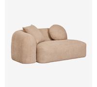 Module d'angle gauche 2 places pour canapé modulable en chenille Coco