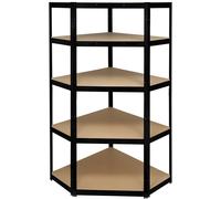 Module dangle pour étagère de stockage TOOLCRAFT TO-8701224 175 kg (l x H x P) 70 x 1.8 x 70 cm métal (thermolaqué), MDF étamé par galvanisation noir (mat)