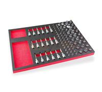 Module d'atelier Jeu de clés à embout et à douille 87pcs