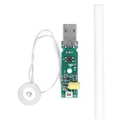 Module d'atomisation avec interrupteur, contrôle de synchronisation, humidificateur ultrasonique, 740 trous, disque d'atomisation microporeux de 5 μm