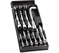 Module de 10 clés à pipe débouchées FACOM - MOD.75-1PB Noir G