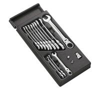 Module de 12 clés mixtes à cliquet articulées FACOM MOD.467BFJ12PB