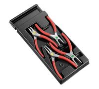 Module de 4 pinces circlips - 2 becs droit + 2 becs 90° FACOM MOD.PCPB