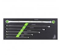 Module de 6 clés Torx femelles E extra-longues en acier Chrome Vanadium de E6 à