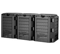 Composteur modulaire Prosperplast 1200L triple noir IKSM1200C-S411