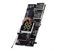 Module de banque d'alimentation PD 65 W avec deux ports USB-C et de type A, carte PCB bidirectionnelle à charge rapide avec affichage numérique pour batterie DIY (3S 65 W)