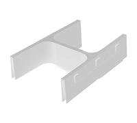 Module de Base BANIO Blanc Insert de Tiroir avec Découpe du Siphon pour les Tiroirs dans l'Armoire de Salle de Bain de