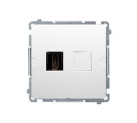 Kontakt-Simon BMGHDMI.01/11 Prise de courant en plastique IP20 Blanc 75 mm 32 mm 75 mm