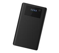 Module de batterie rechargeable 18650 - Charge rapide - Double ports - Moniteur LED - Texture ABS - Pour batterie - Module d'alimentation mobile amovible