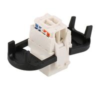 Module de blindage sans outil CAT 6A, 10 pièces, Module réseau d'ordinateur, prise RJ45 entièrement blindée, Compatible RJ45