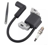Module de bobine d'allumage pour tondeuses à gazon et débroussailleuses, y compris Spark Plus Gap Tool Build assure une forte étincelle pour les petits moteurs, kit de réparation de machines de jardin
