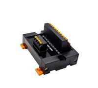 Module de bornier multi-sorties 1 entrée, répartiteur puissance enfichable à ressort, boîte câblage montée sur Rail DIN(1 in 10 out)