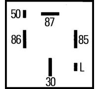 Module de bougies de préchauffage 4RV 008 188-161 HELLA pour FORD OPEL