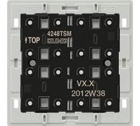 Module de bouton Jung 4248TSM - 4 vitesses, encastré, 24 V AC/DC, 20 mA, plas...