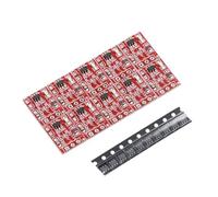 Module de bouton tactile TTP223, 10 pièces, interrupteur capacitif autobloquant/sans verrouillage, capteur de modification à canal unique (Color : TTP-223)