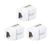 Module de câble réseau Durable RJ45 8P8C, 3 pièces, Port Unique pour l'ingénierie des réseaux
