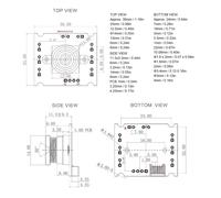 Module de caméra, carte webcam USB 0,3 MP, vue à 50 °, protocole UVC OTG pour machines publicitaires