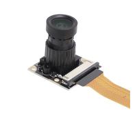 Module de Caméra RasPi 5 5MP, 1080P HD Capteur OV5647 Mise au Point Réglable Vision à 75° Objectifs de Caméra Fish Eye Grand Angle Webcam Vidéo pour RasPi 5 Zero avec Port CSI