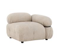 Module de Canapé d'Angle Gauche "Mika" 95cm Beige