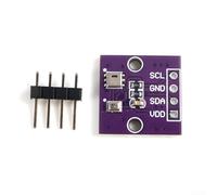 Module de capteur AHT20+BMP280, panneau de pression barométrique de température, humidité, interface I2C 2,0-5 V faible puissance pour projets de station météo IoT