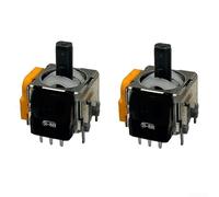 Module de capteur de joystick analogique 3D, 10 x 10 x 3 cm, potentiomètre à bascule à effet Hall, contrôle précis du jeu, design jaune vif, pour manette de jeu (pour PS4 (V4))