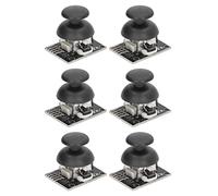 Module de capteur de Joystick KY023, Kit de Remplacement de contrôleur de Jeu à Double axe XY, pour projets robotiques, ABS Noir, 6 Paquets