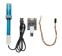 Module de capteur de PH, Carte de capteur de détection de PH avec Une précision de 0,1 pH, Plage de Mesure de Valeur de 0 à 14, kit de sonde d'électrode de PH d'interface BNC