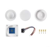 Module de capteur de portée avancé 60 GHz PCR Détection de mouvement Bras à sensibilité réglable Cortex-M4 Ultra Faible puissance Blanc Bleu 39 x 39 mm USB UART I2C Surveillance des signes vitaux
