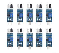Module de capteur de réflexion photoélectrique avec technologie de détection infrarouge pour systèmes d'automatisation et kits robotiques avec bouton de potentiomètre pour personnaliser les paramètres