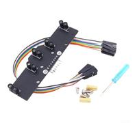 Module de capteur de suivi de ligne à 5 canaux conçu pour les compétitions de robotique nécessitant une différenciation précise des niveaux de gris