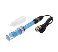 Module de capteur de valeur de pH compatible avec sonde à électrode BNC pour la surveillance du pH liquide, convient pour l'eau et le laboratoire (bleu)