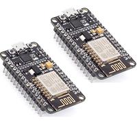 Module de Carte de développement Internet CP2102 NodeMcu V2 basé sur ESP8266 ESP12E Lua WiFi (2PCS)