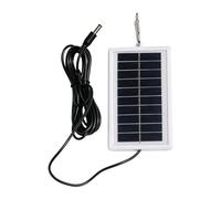 Module de cellule solaire efficace 1 W 5 V Sortie 300 cm Câble avec crochet en métal Dispositif de batterie solaire pour tente, sac à dos, câble de charge