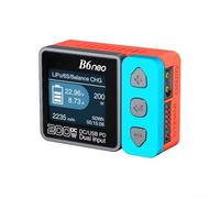 Module de Charge ABS pour B6neo 2.0A Max(Blue) | Charge 6 batteries pour 1s simultanément, compatible pour lipo, LiFe, Li-ion, pour idéal pour RC