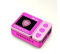 Module de Charge ABS pour B6neo 2.0A Max(pink) | Charge 6 batteries pour 1s simultanément, compatible pour lipo, LiFe, Li-ion, pour idéal pour RC