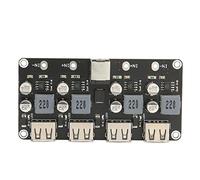 Module De Charge Rapide à 4 Voies,Convertisseur Abaisseur, Carte De Convertisseur De Charge, Module D'alimentation du Transformateur, Carte De Convertisseur De Charge De Téléphone USB 12V 24V Vers QC