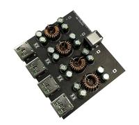 Module de charge rapide compact à 4 ports pour une utilisation efficace à la maison ou au bureau 24 W (5 V 3,4 A/9 V 2,5 A/12 V2 A) sortie multiprotocole