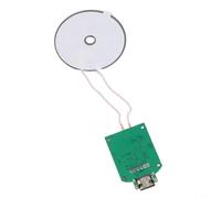 Module de charge sans fil 15 W, émetteur pour montage de voiture, entrée 5 V-12 V pour l'électronique automobile