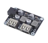 Module de chargeur de voiture universel avec deux ports USB de sortie 24 W prend en charge plusieurs protocoles de charge rapide, reconnaissance automatique des appareils, chargeurs de voiture