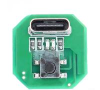 Module de circuit pilote de lampe de poche de type C pour LED 10 W, entrée 3,7-4,2 V avec interrupteur tactile, accessoire de bricolage compact pour réparation de lampe de poche et projets d'éclairage