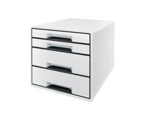 Module de classement 4 tiroirs format A4+ Wow Cube - Blanc