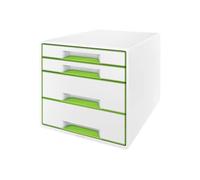 Module de classement 4 tiroirs format A4+ Wow Cube - Vert